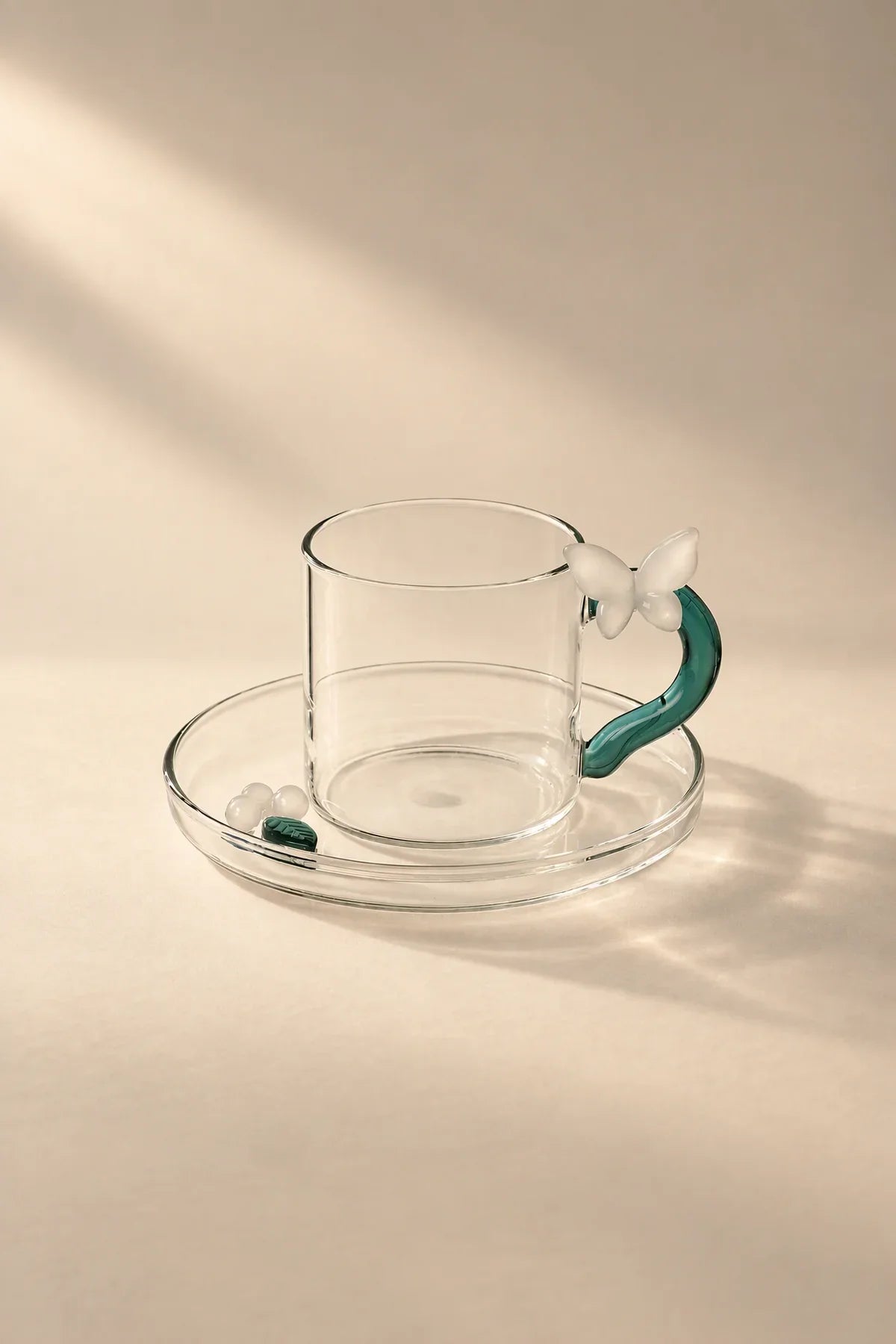Storybook Nature Multi-Color Glass Coffee Cup
