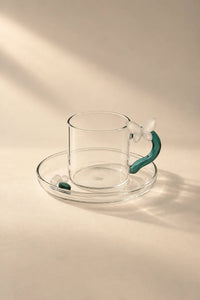 Storybook Nature Multi-Color Glass Coffee Cup