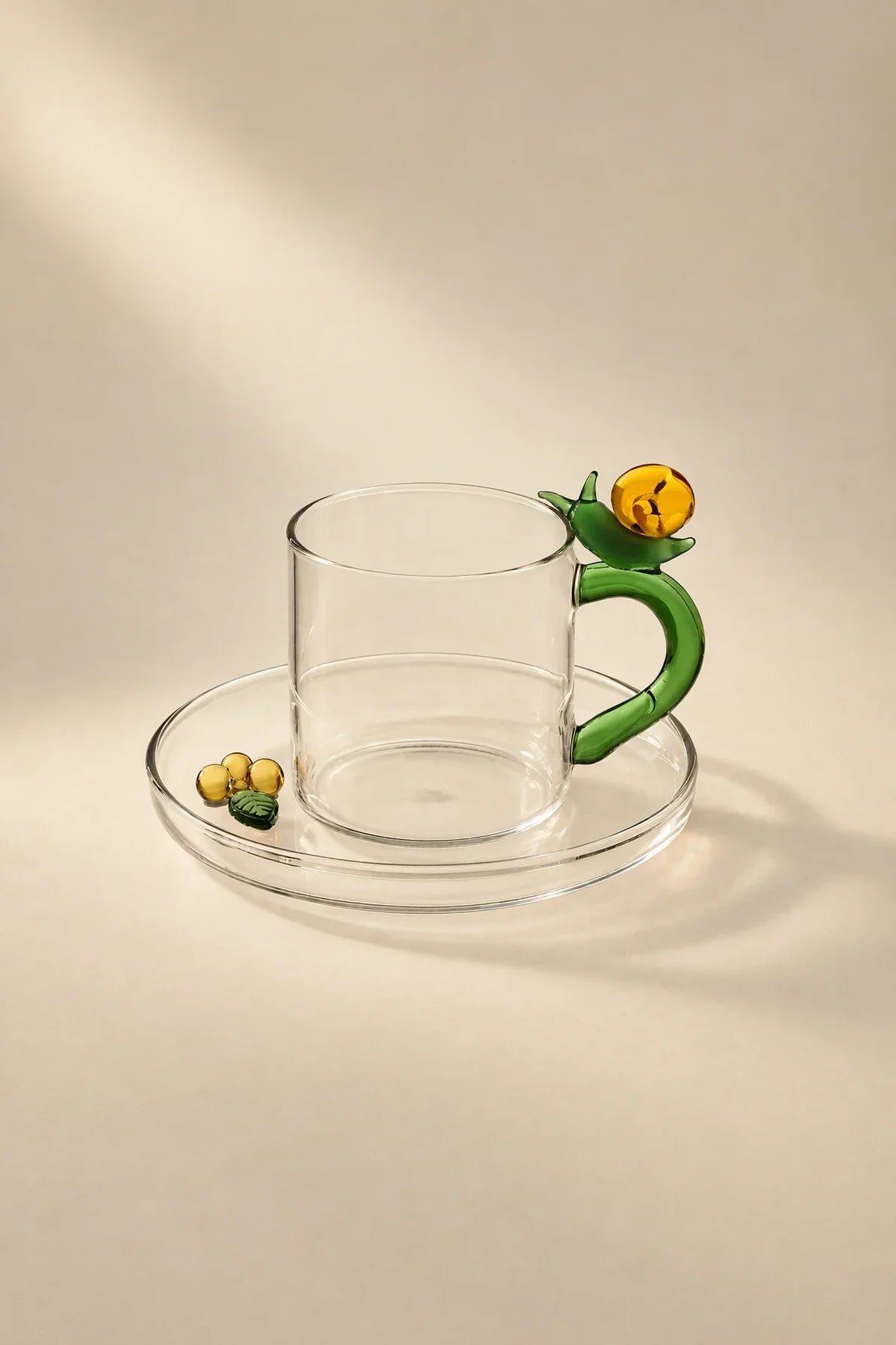 Storybook Nature Multi-Color Glass Coffee Cup