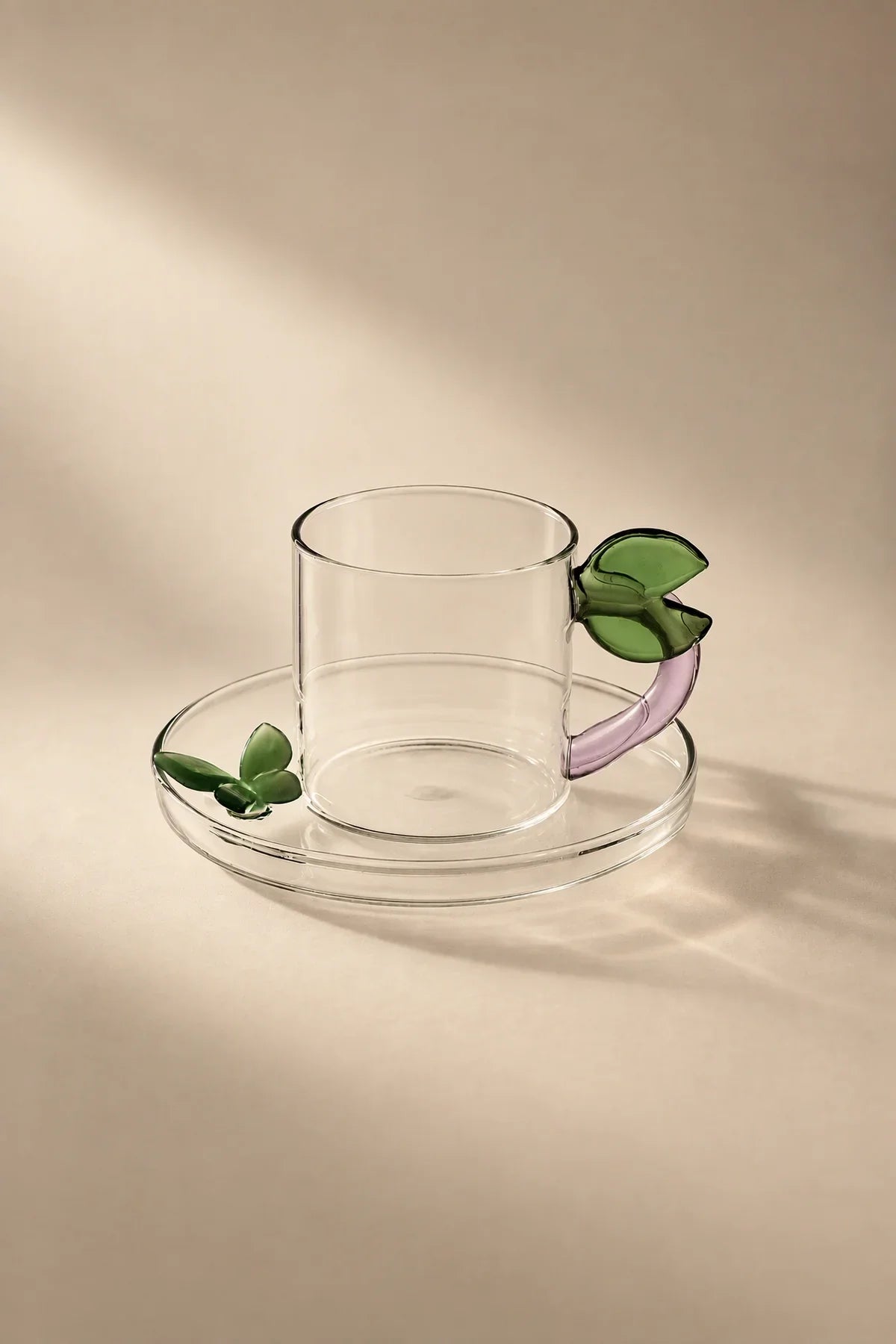 Storybook Nature Multi-Color Glass Coffee Cup