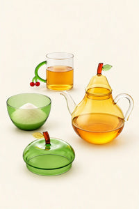 Still Life Multi-Color Borosilicate Glass Tableware Set