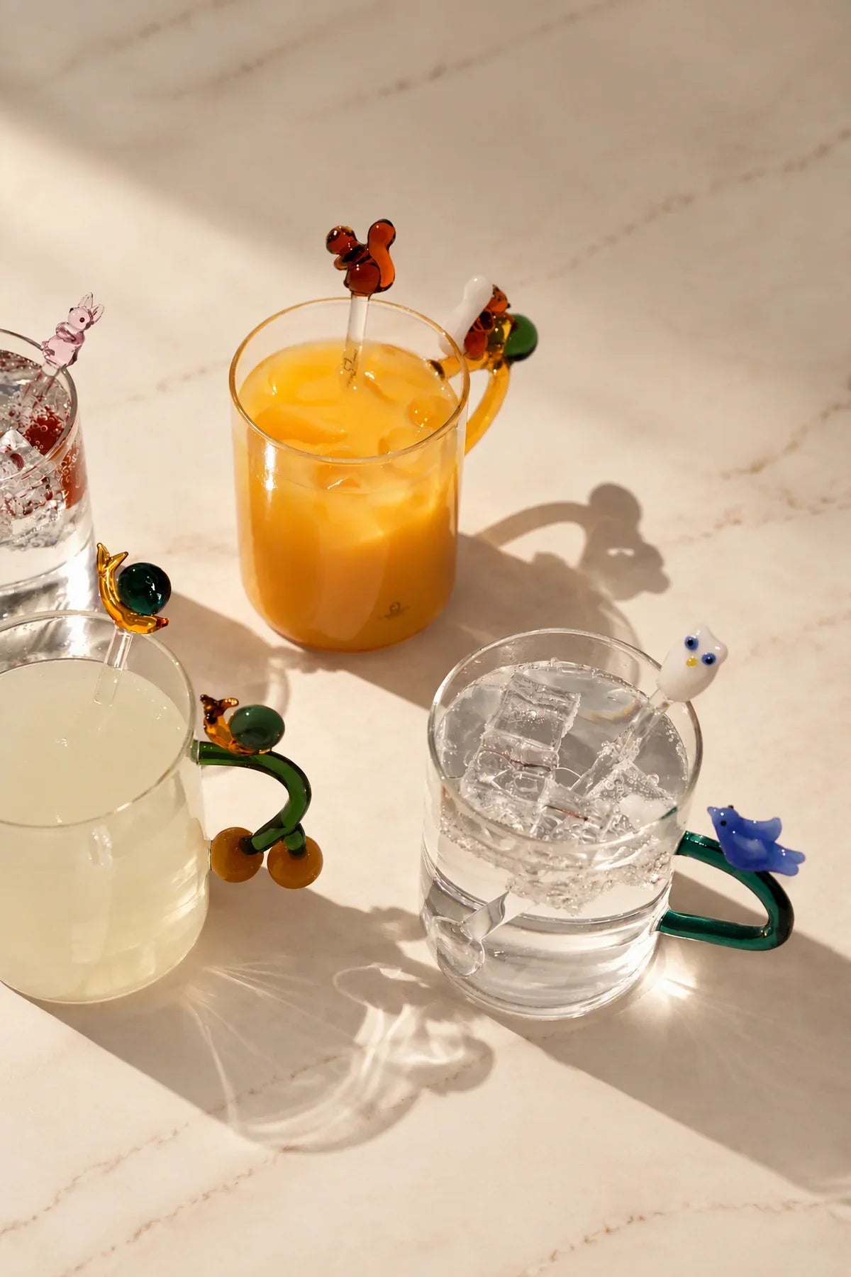 Still Life Multi-Color Borosilicate Glass Tableware Set