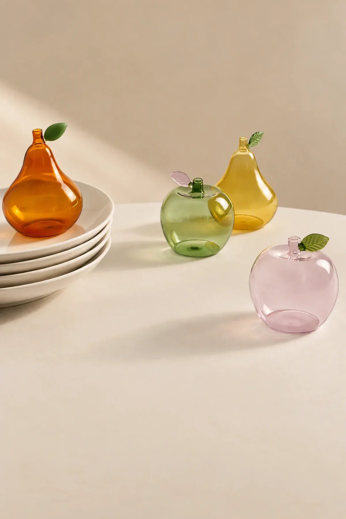 Still Life Multi-Color Borosilicate Glass Tableware Set