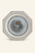 Ember Halo Grey Ceramic Dinner Plate