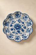 Still Current Teal Glass Serving Plate