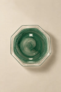 Still Current Teal Glass Serving Plate