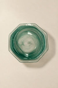 Still Current Teal Glass Serving Plate