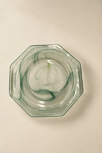 Still Current Teal Glass Serving Plate