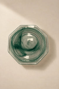 Still Current Teal Glass Serving Plate