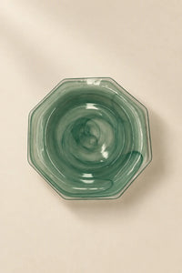 Still Current Teal Glass Serving Plate