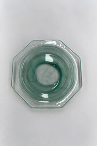 Still Current Teal Glass Serving Plate