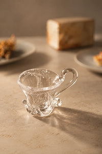 Fountain Crown Clear Glass Coffee Cup