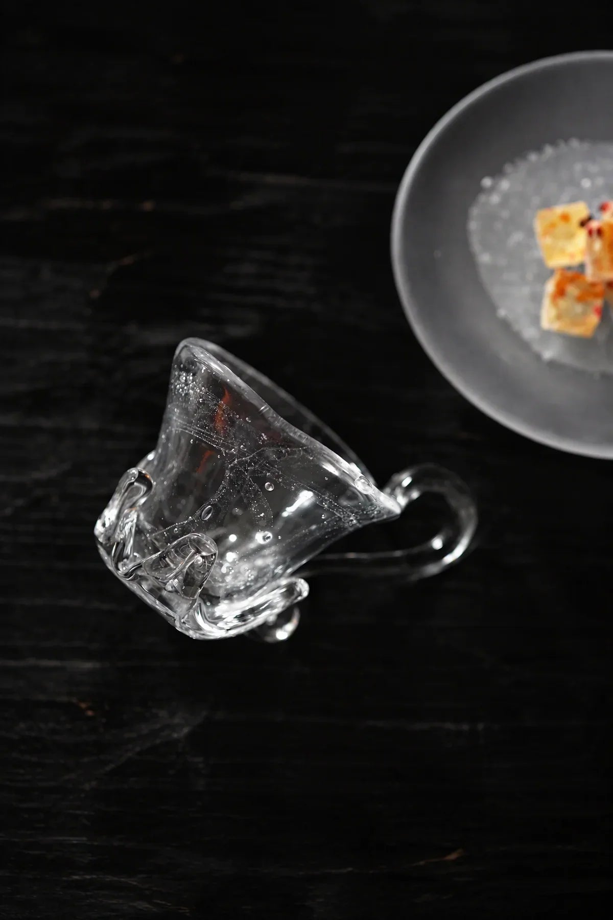 Fountain Crown Clear Glass Coffee Cup