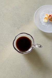 Fountain Crown Clear Glass Coffee Cup