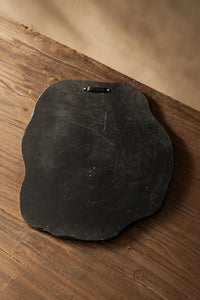 Earthbound Form Stone-Look Resin Decorative Mirror
