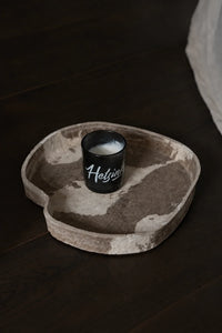 Earth Fragment Mottled Fiber-Look Serving Tray