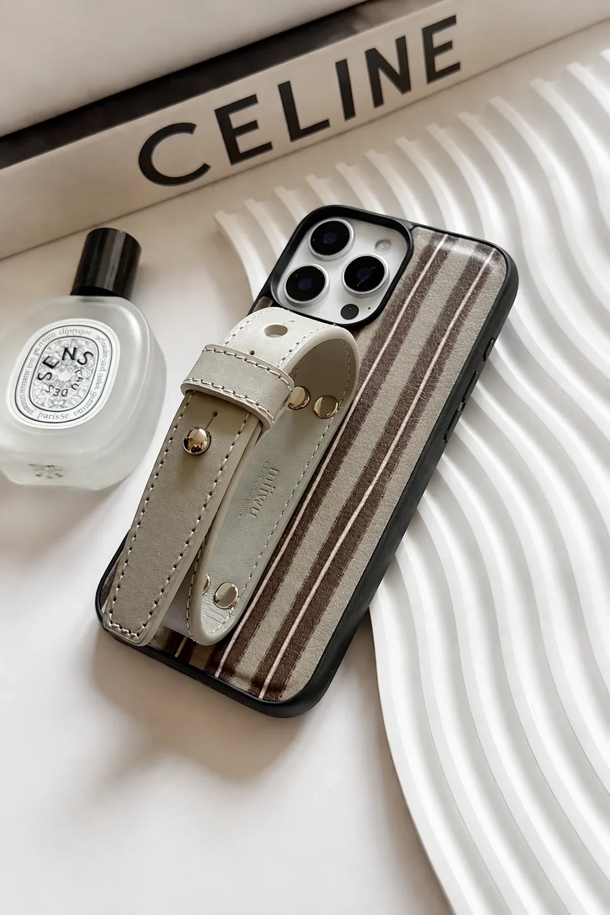 Studio Picnic Forest Green Leather-Look Phone Case