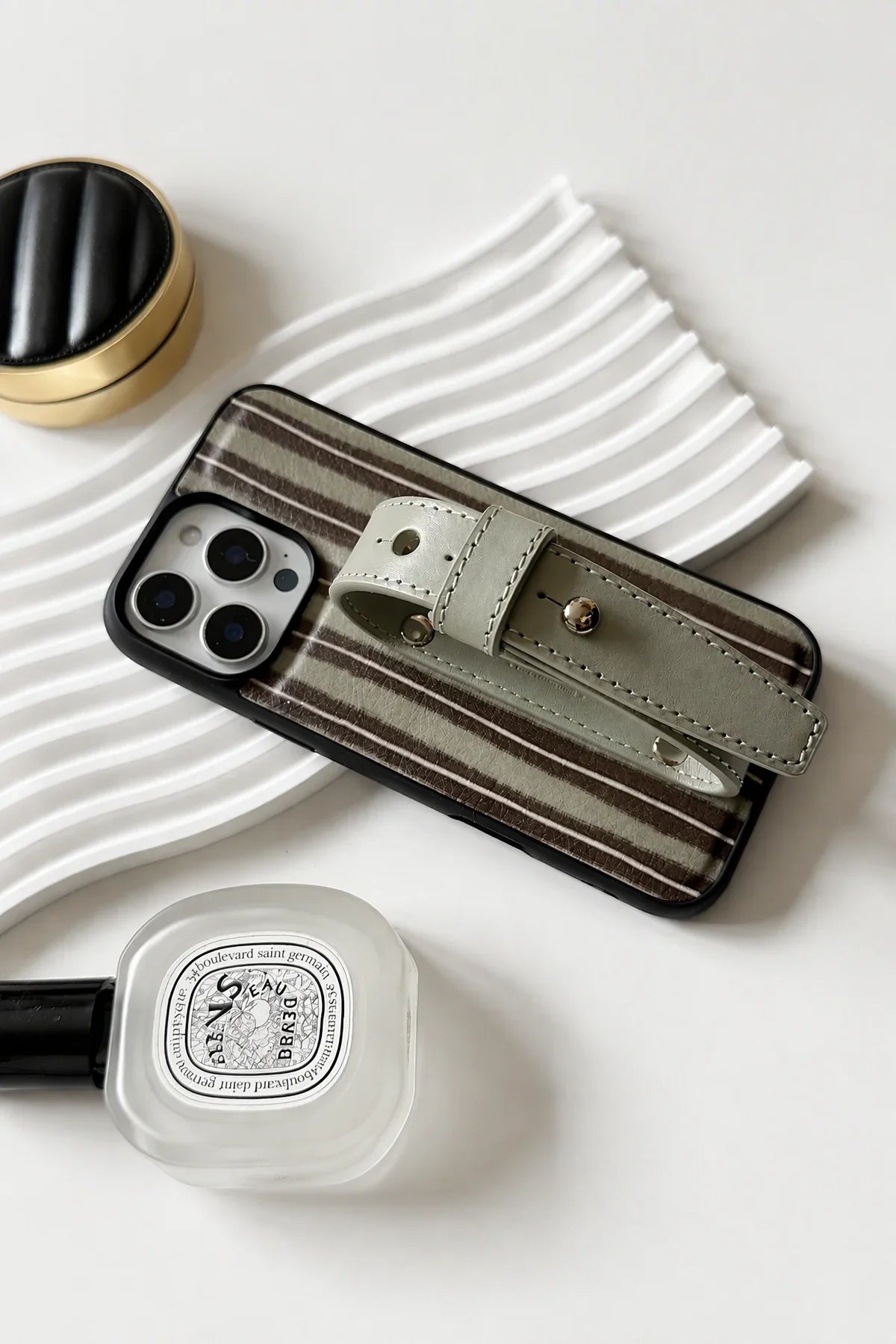 Studio Picnic Forest Green Leather-Look Phone Case