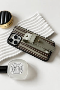Studio Picnic Forest Green Leather-Look Phone Case