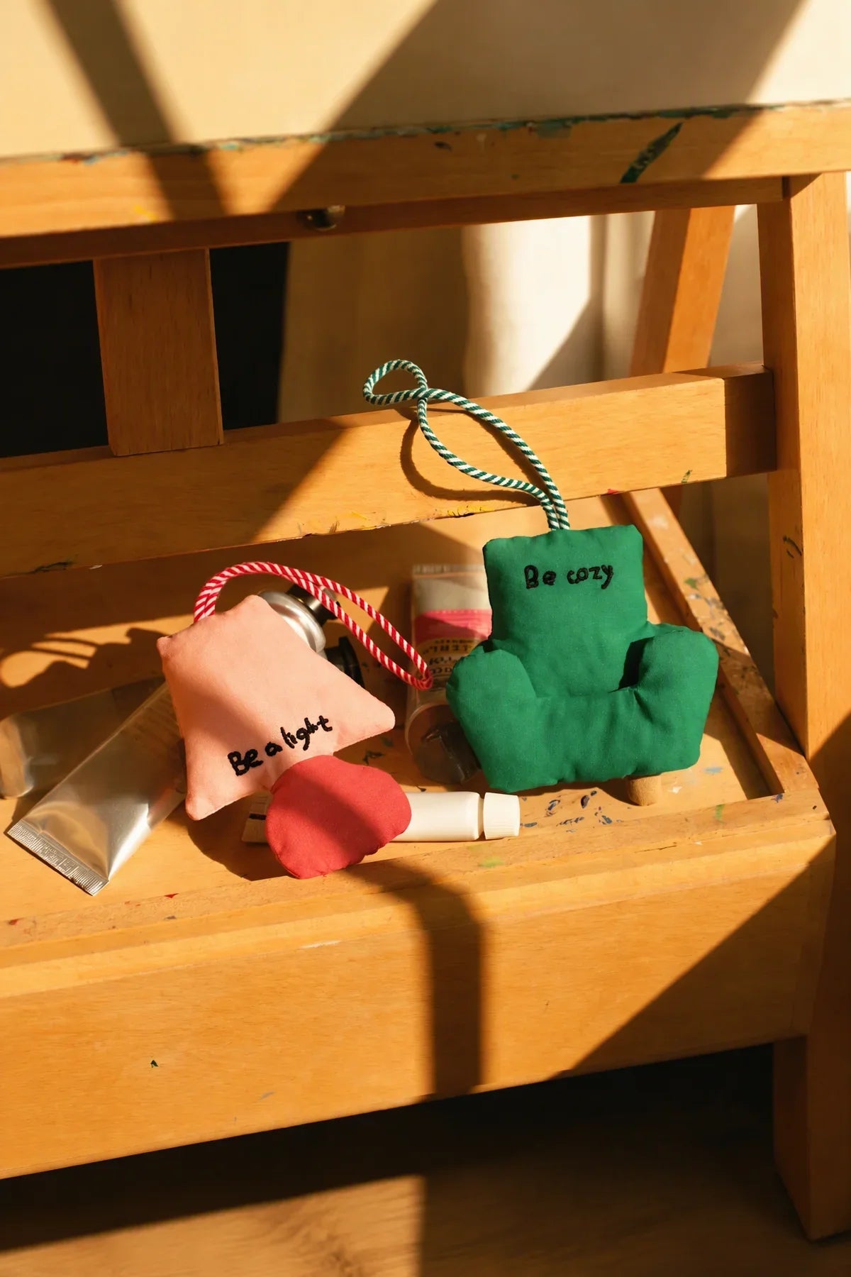 Domestic Bliss Multi-Color Cotton Bag Charm