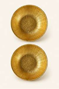 Solar Flare Gold Glass Dinnerware Set