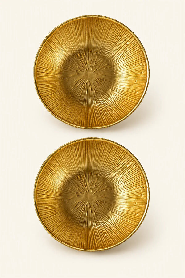 Solar Flare Gold Glass Dinnerware