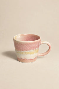 Sunrise Melt Blush-Yellow Ceramic Coffee Mug