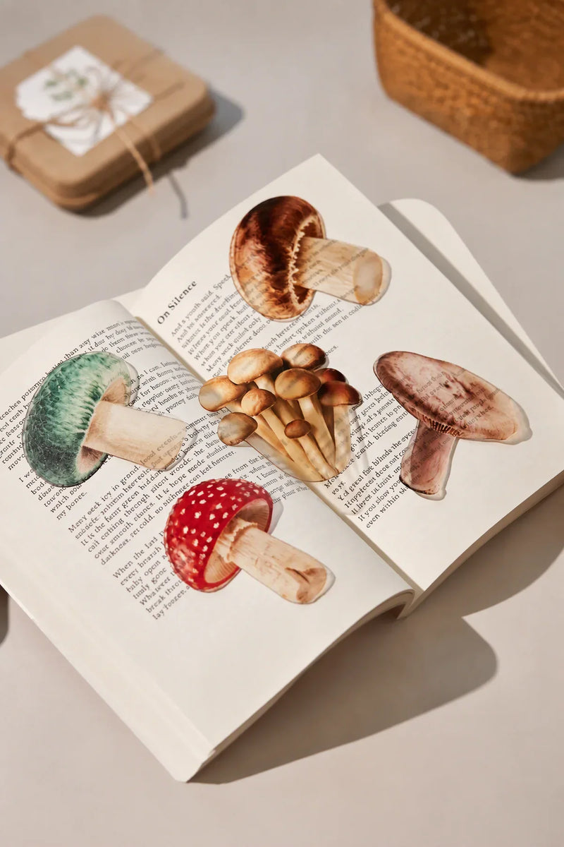 Foraged Finds Clear Plastic Bookmark
