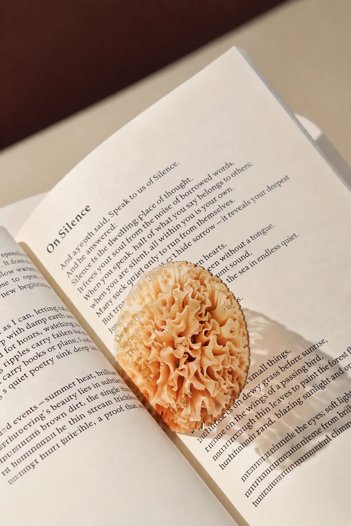 Foraged Finds Clear Plastic Bookmark
