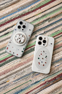Diamond Dining White Plastic-Look Phone Case