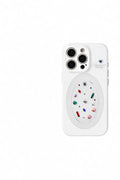 Diamond Dining White Plastic-Look Phone Case