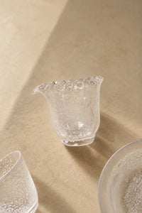 Dew Crown Frosted Glass Fair Cup