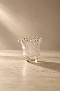 Dew Crown Frosted Glass Fair Cup