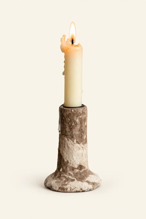 Artifact Hour Earthy Ceramic Candle Holder