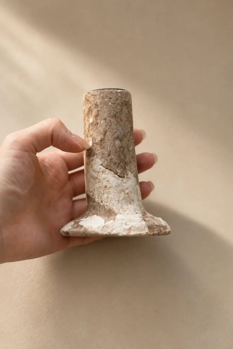 Artifact Hour Earthy Ceramic Candle Holder