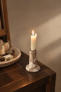 Artifact Hour Earthy Ceramic Candle Holder