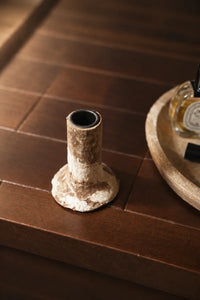 Artifact Hour Earthy Ceramic Candle Holder