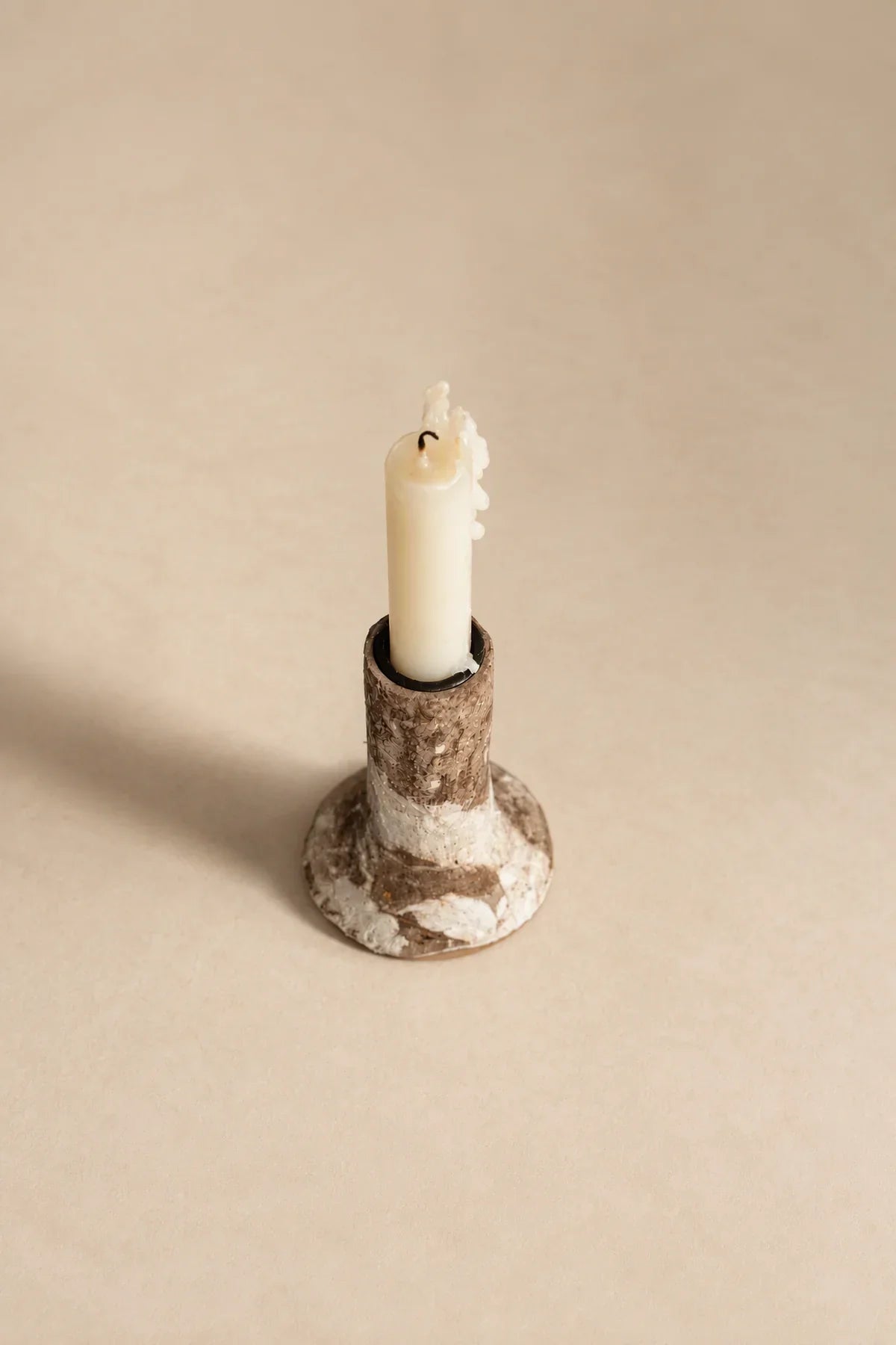 Artifact Hour Earthy Ceramic Candle Holder