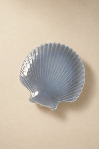Tide Pool Opalescent White Glass Serving Dish