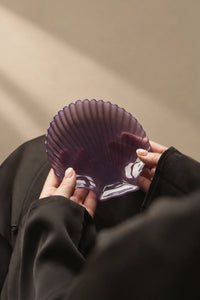 Tide Pool Opalescent White Glass Serving Dish