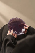 Tide Pool Opalescent White Glass Serving Dish