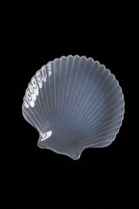 Tide Pool Opalescent White Glass Serving Dish
