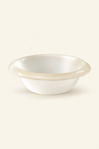 Moonlit Table Milky White Glass Dinnerware Set