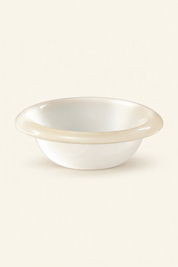 Moonlit Table Milky White Glass Dinnerware