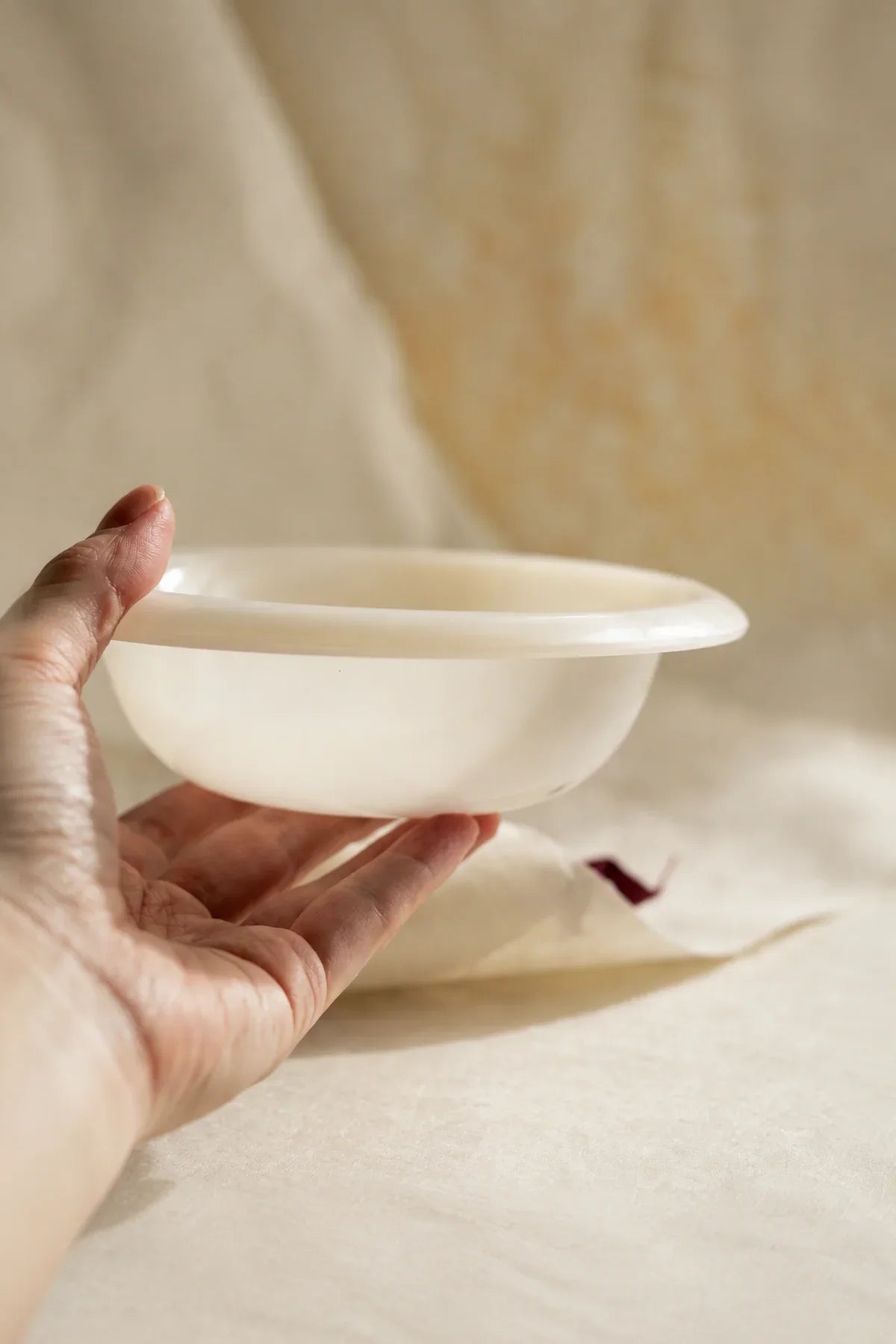 Moonlit Table Milky White Glass Dinnerware Set