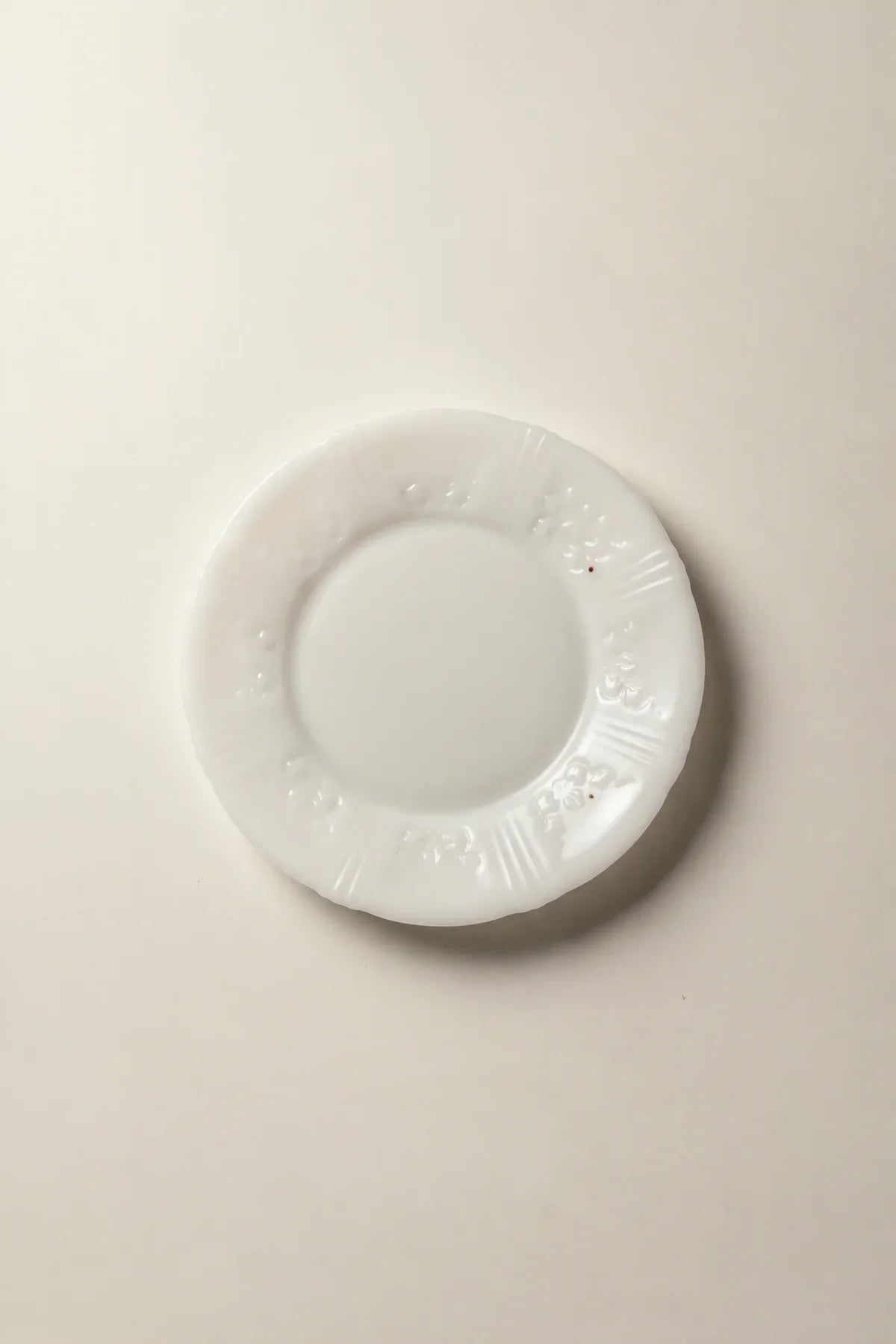 Moonlit Table Milky White Glass Dinnerware Set