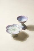 Frost Bloom Lavender-Blue Ceramic Tea Set