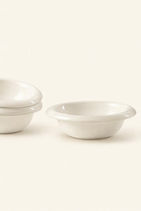 Moonlit Table Milky White Glass Dinnerware Set