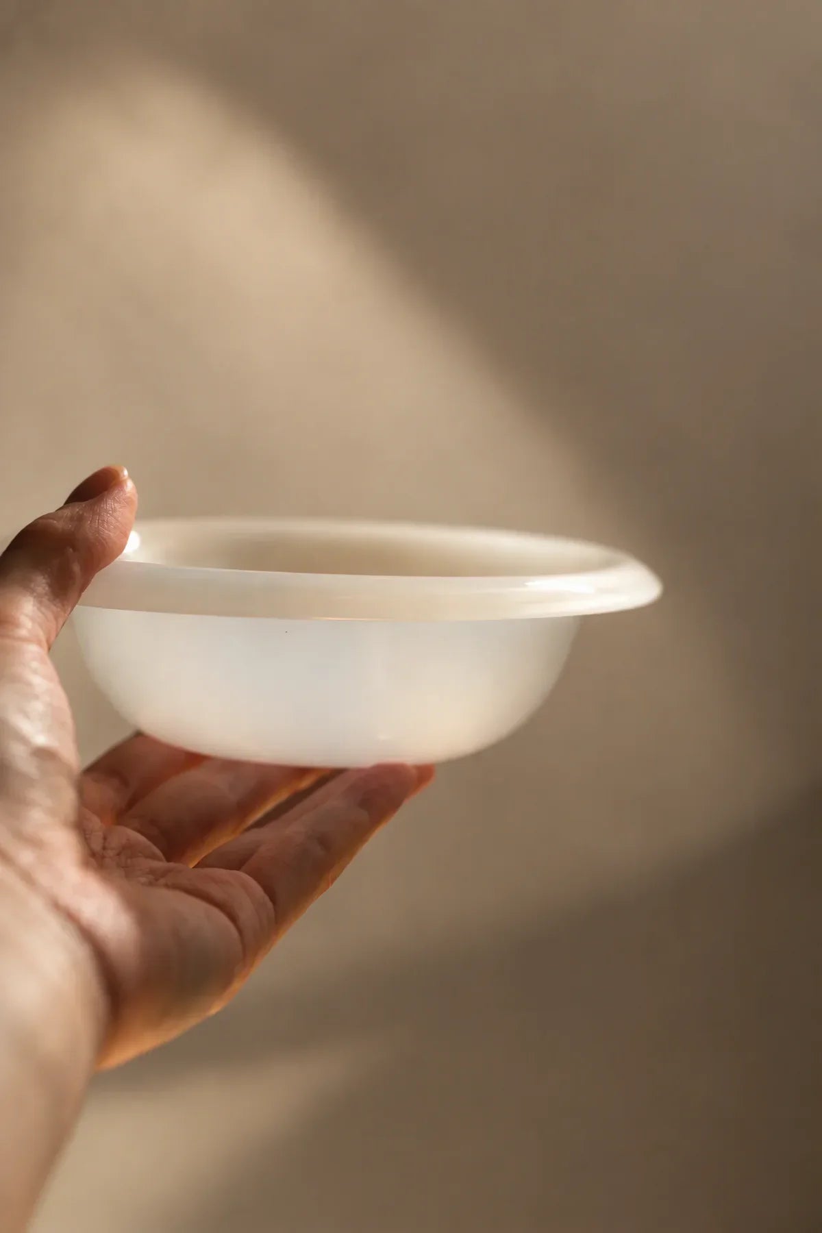 Moonlit Table Milky White Glass Dinnerware Set