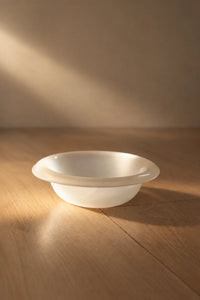 Moonlit Table Milky White Glass Dinnerware Set